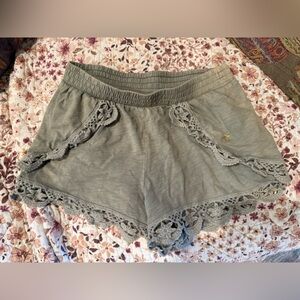 Guess Crochet Trim  Shorts